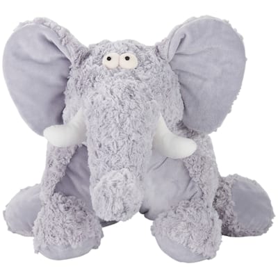 Mina Victory Plush Lines Animals Grey Throw Pillow