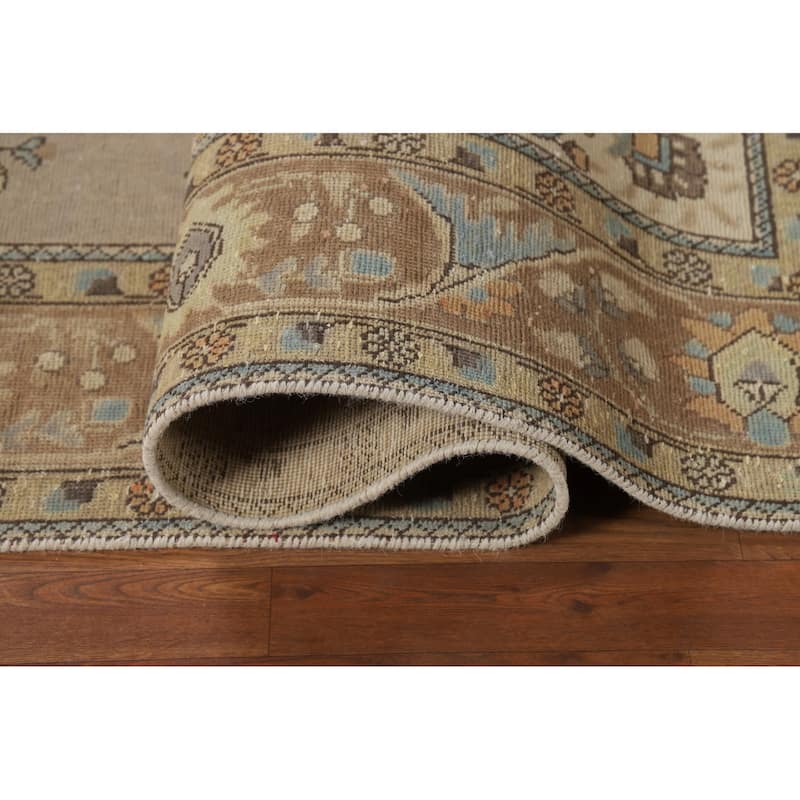 Tabriz Persian Area Rug Hand-Knotted Bedroom Wool Carpet - 6'6"x 9'5"