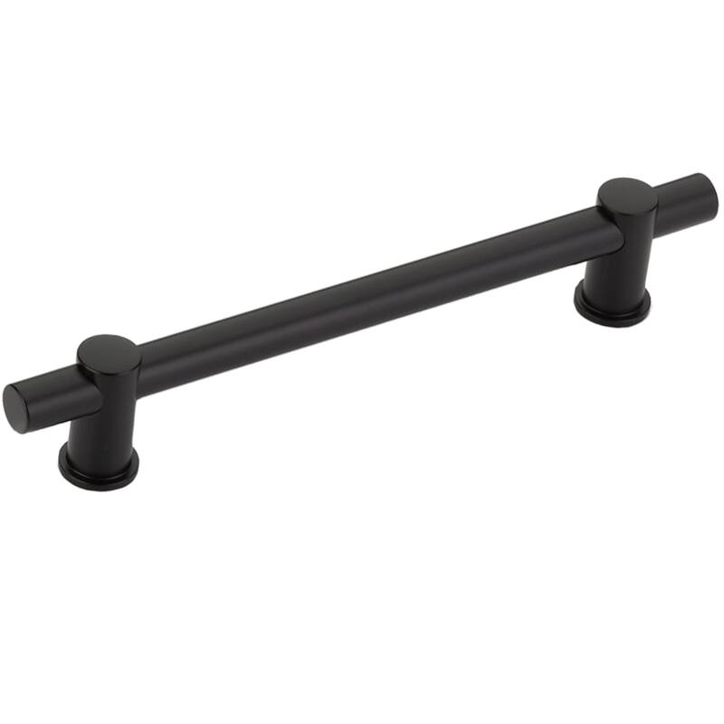 Schaub and Company Fonce 6" Center to Center Modern Euro Bar Style - Matte Black