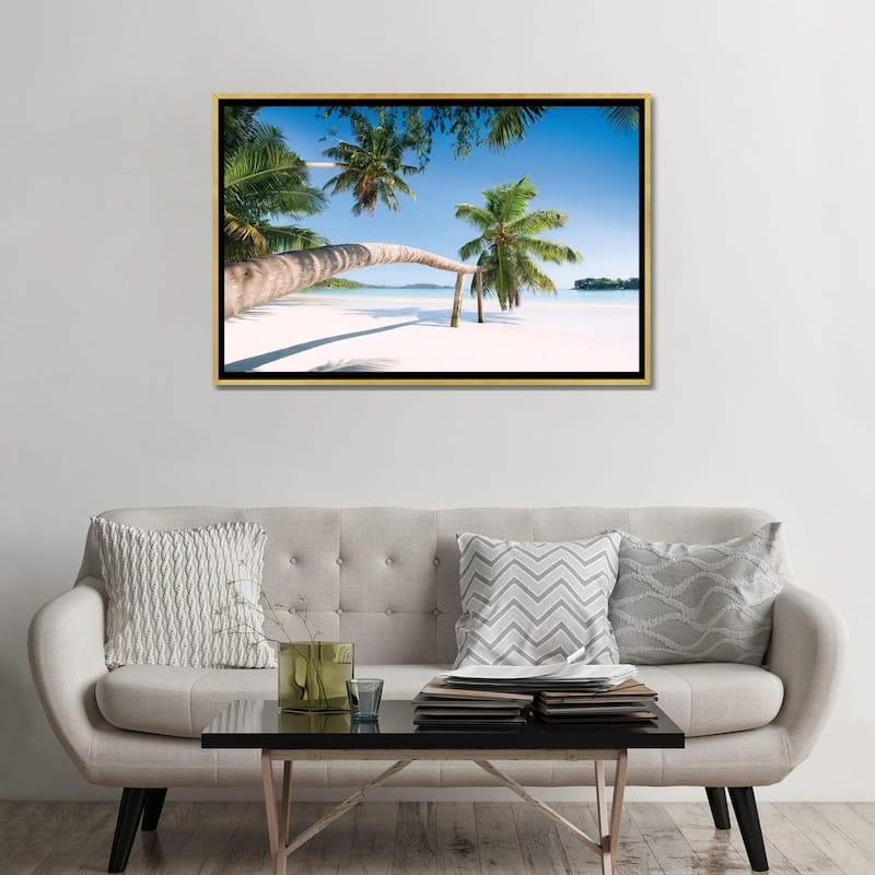 "Palm, Seychelles" by Stefan Hefele Framed