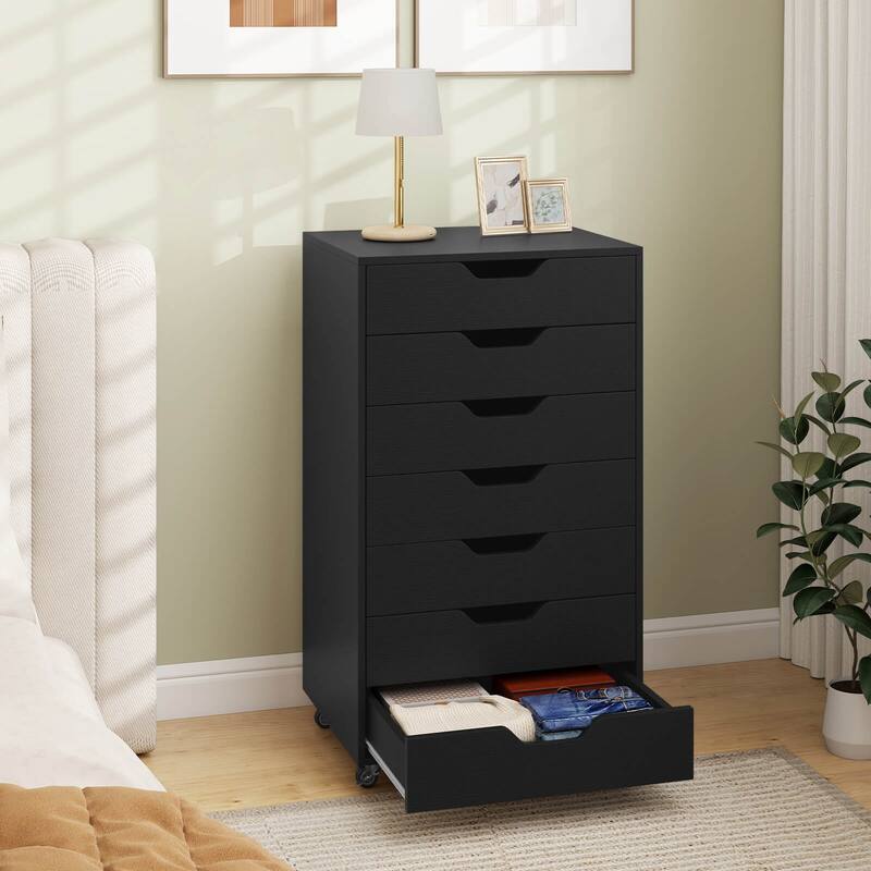 Costway 7-Drawer Chest Mobile File Cabinet Vertical Filing Organizer - See Details