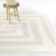 preview thumbnail 6 of 8, Draco Abstract Modern Area Rug 5'3" x 7' - Cream