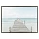preview thumbnail 10 of 21, Kate and Laurel Sylvie Wooden Pier Framed Canvas by Amy Peterson