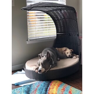 The Refined Canine Outdoor Dog Chaise Lounger