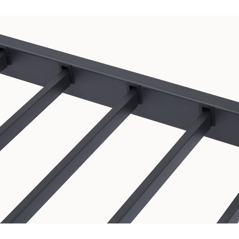 Full Size Metal Loft Bed with L-shaped Desk, LED Lights, Charging Cradle, Wardrobe, and Drawers