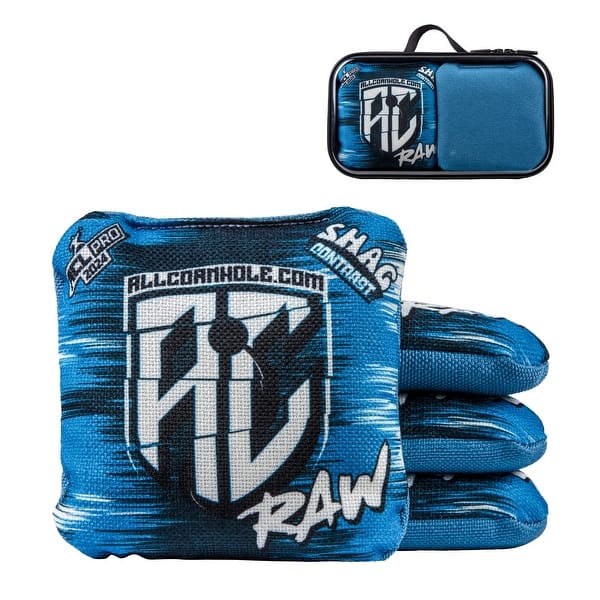 slide 2 of 6, ACL Pro Blue Shag Contrast Bags 4-Pack