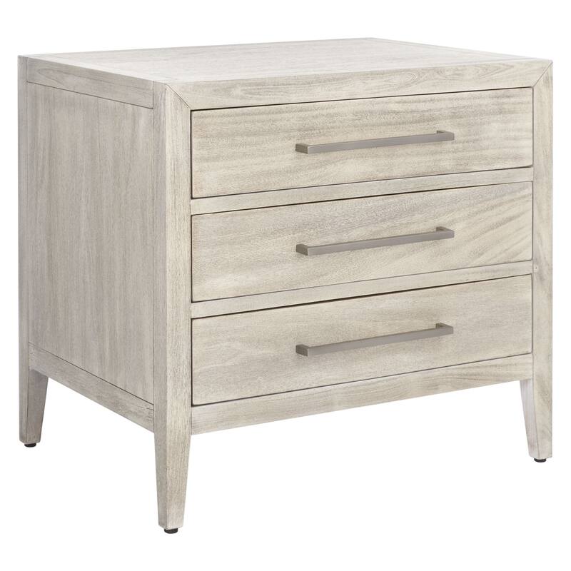 SAFAVIEH Couture Sija 3-Drawer Wood Nightstand
