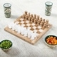 preview thumbnail 2 of 4, Novica Handmade Brown And White Challenge Onyx And Marble Chess Set (7.5 Inch)