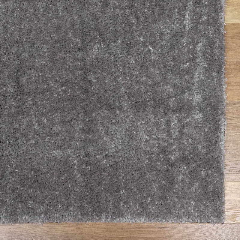 Hauteloom Heavenly Solid Shag Shaggy High Pile Area Rug