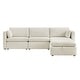 preview thumbnail 68 of 179, Mia Oversized Modular Sectional Fabric Sofa