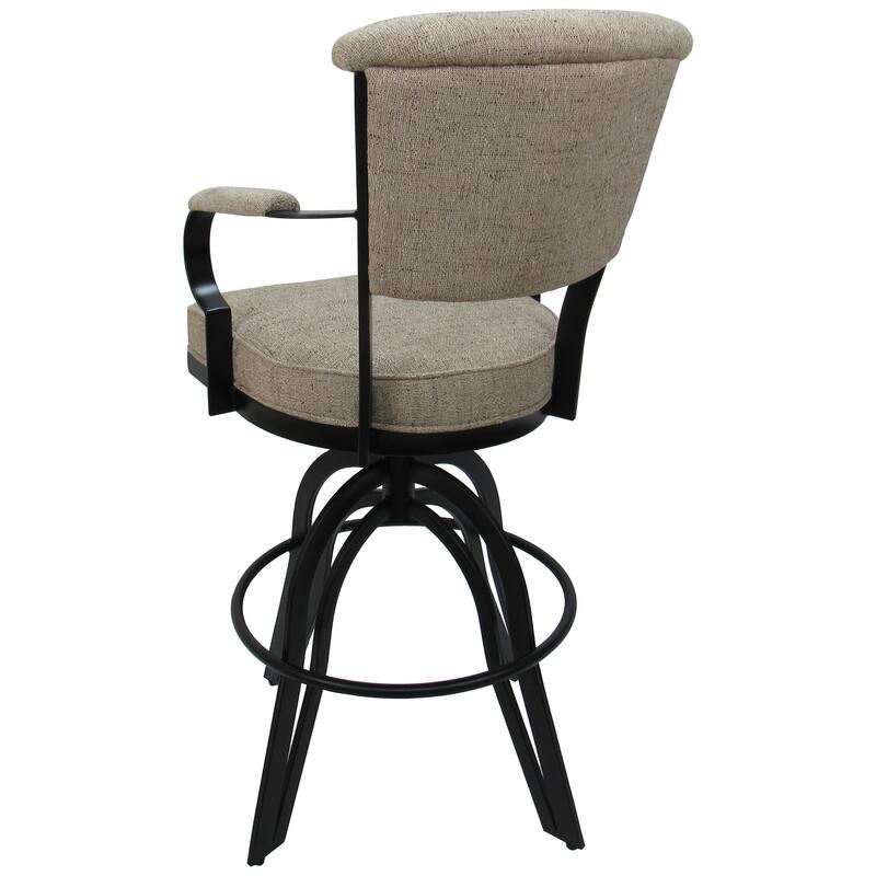 Miami Counter 26" or Bar 30" Metal Bar Stool on A Base