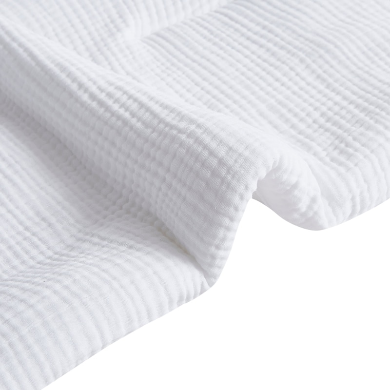 HiEnd Accents 100% Cotton Voile Muslin Gauze Soft and Lightweight Bedding 3 Piece Comforter Set
