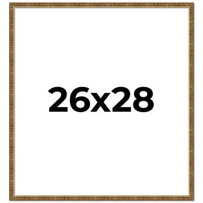 26x28 Frame Gold Picture Frame - Complete Modern Photo Frame Includes