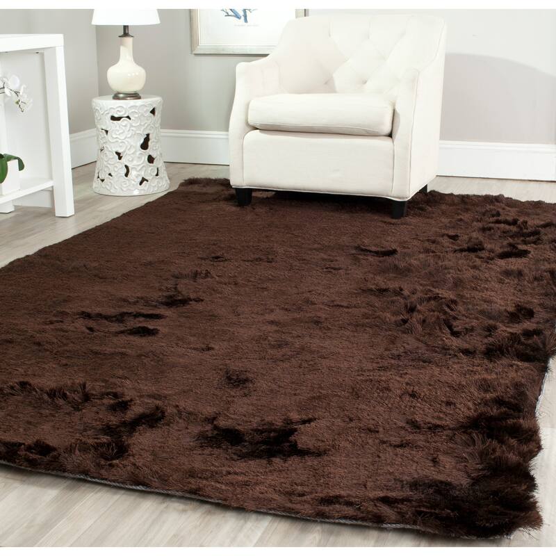 SAFAVIEH Handmade Paris Shag Danara 2.5-inch Thick Rug