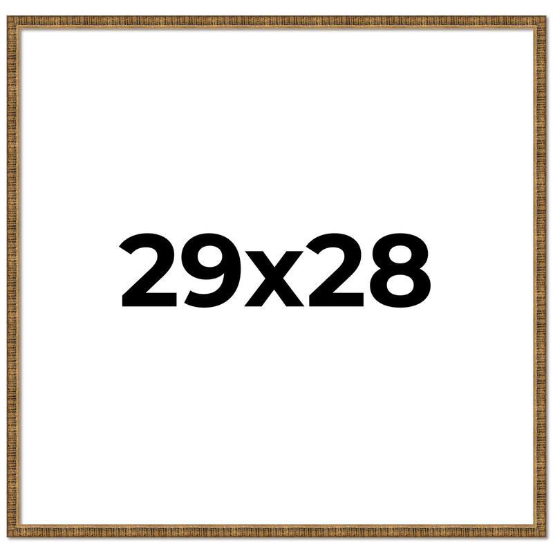 29x28 Frame Gold Picture Frame - Complete Modern Photo Frame Includes