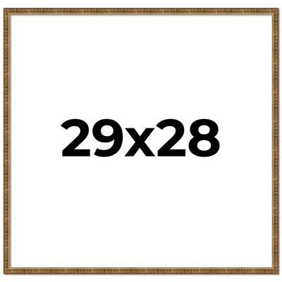 29x28 Frame Gold Picture Frame - Complete Modern Photo Frame Includes