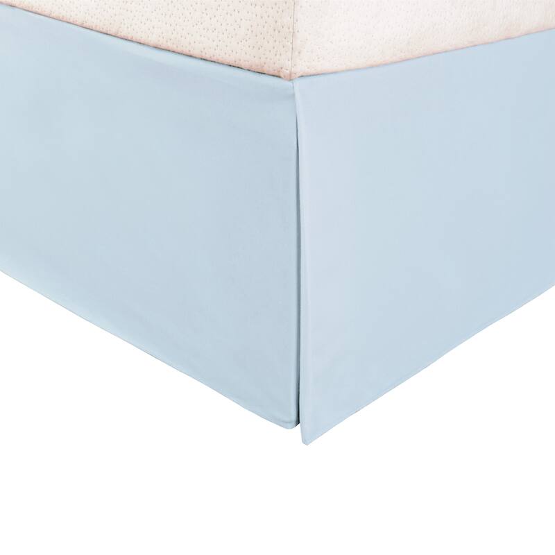 Superior Solid Microfiber Wrinkle-Resistant 15-inch Drop Bedskirt