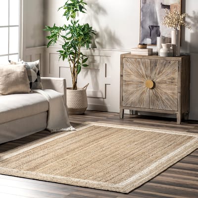 Nuloom Abigail Casual Bordered Jute Area Rug
