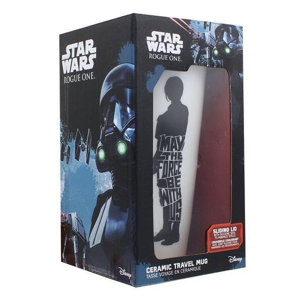 Star Wars Jyn Erso May The Force Be With Us 12oz Ceramic Travel Mug White On Sale Overstock Star Wars Jyn Erso May The Force Be With Us 12oz Ceramic Travel Mug White On Sale Overstock