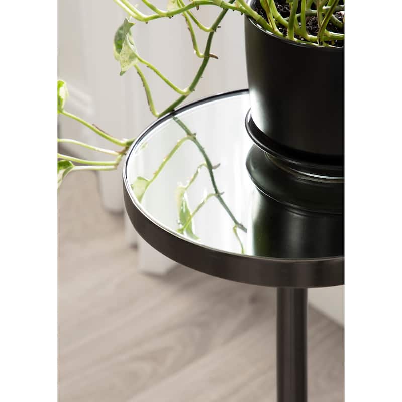Kate and Laurel Hescott Mirrored Drink Table