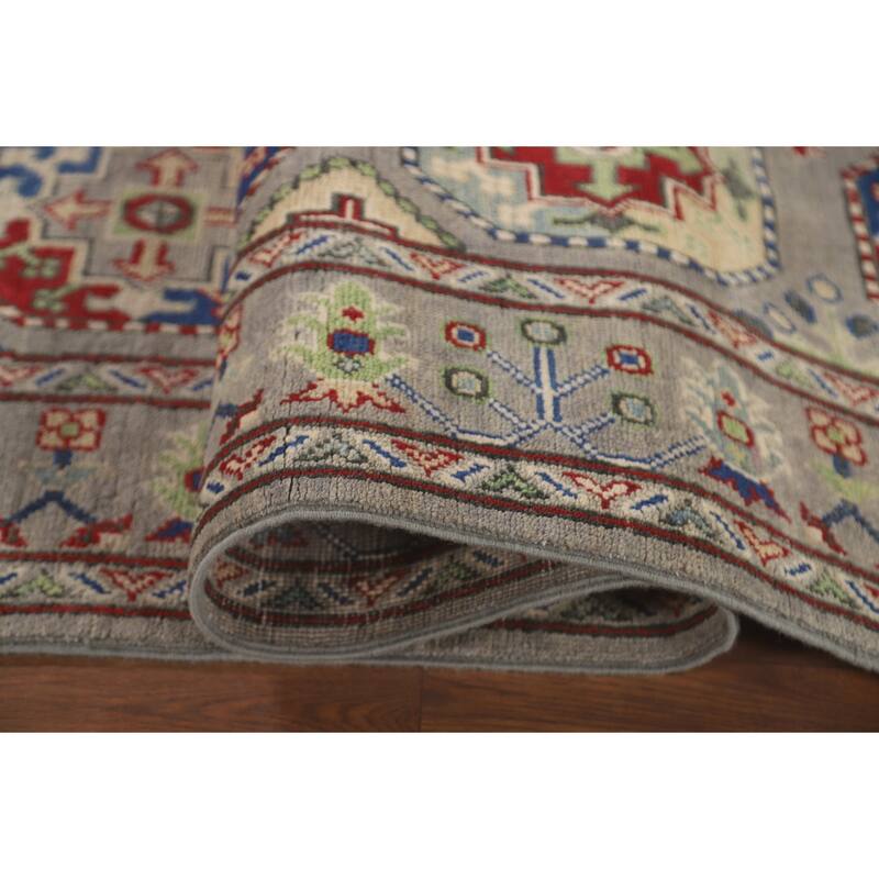 Kazak Runner Rug Handmade Wool Carpet - 2'8" x 13'4"