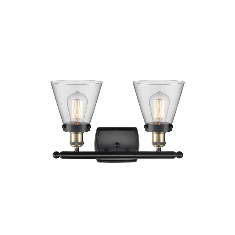 Innovations Lighting Ballston Urban Cone - 2 Light 16" Bath Vanity Light