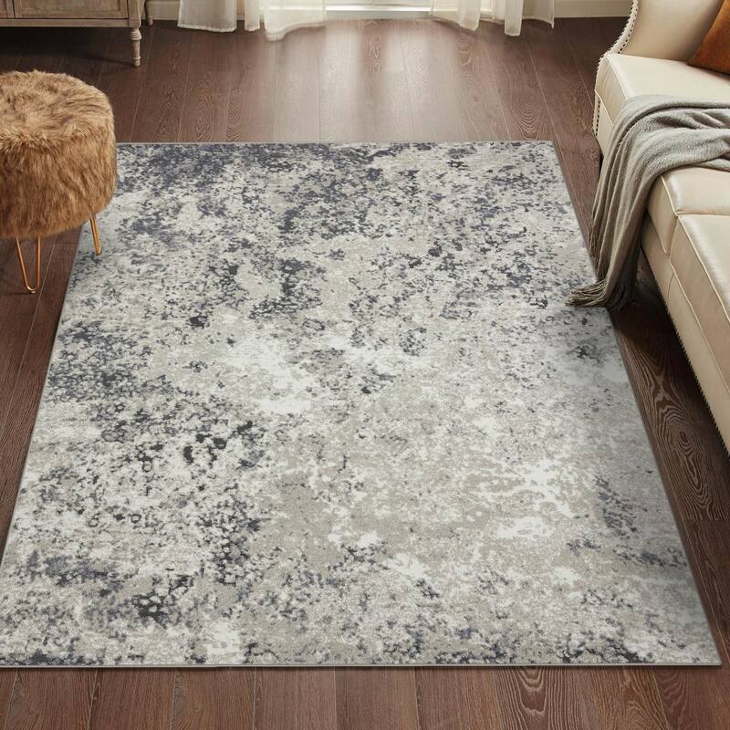 Luxe Weavers Abstract Modern Speckled Area Rug