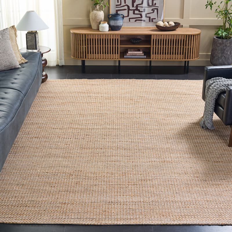 SAFAVIEH Handmade Natural Fiber Yareli Jute & Wool Rug..