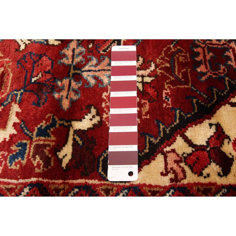 ECARPETGALLERY Hand-knotted Sarabi Dark Red Wool Rug - 9'9 x 12'2