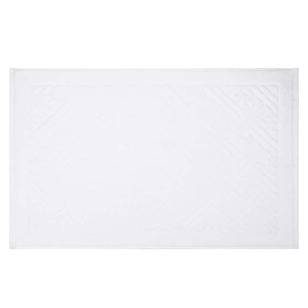 Luxury Bath Mat, Cotton Absorbent Hotel Spa Shower Floor Towel for Bathroom Rug Pad