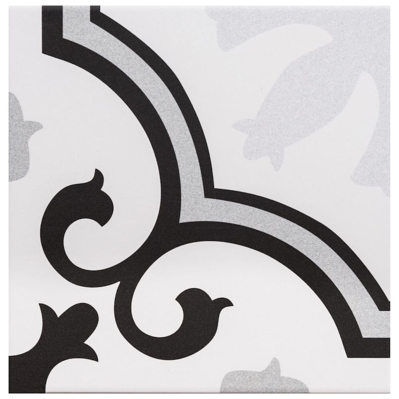 Venice 10x10 Matte Porcelain Encaustic Tile - Floor, Wall & Backsplash