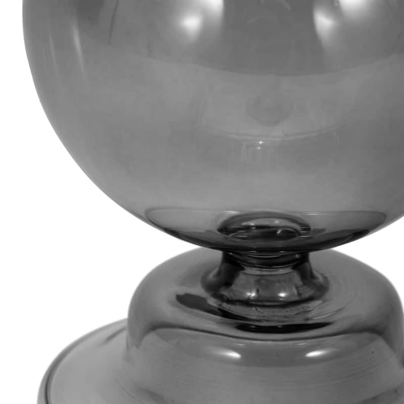 Sagebrook Home Glass Elegance - Illuminate Your Space with Unique Candle Holders - 4" x 4" x 7"