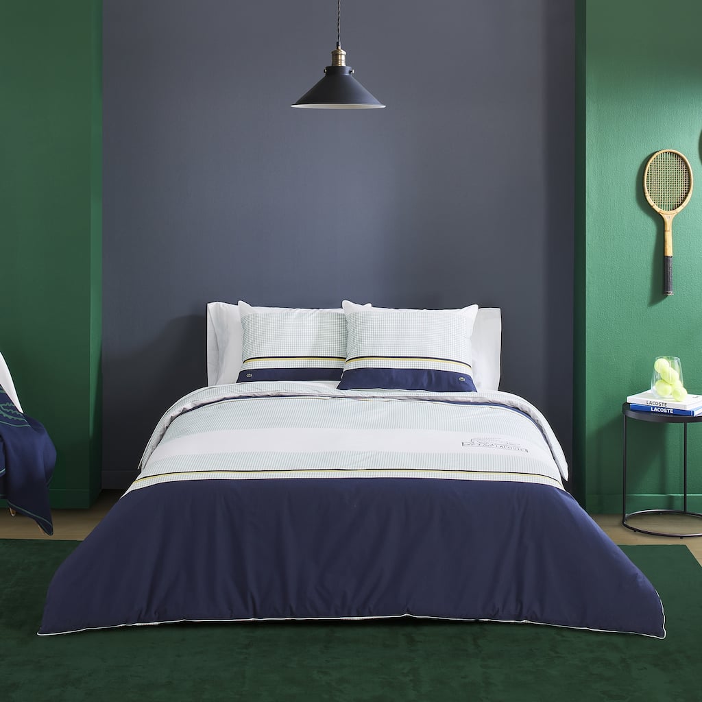 Lacoste Valleyfield 3-Piece Reversible Cotton Comforter Set