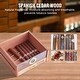 preview thumbnail 4 of 12, VEVOR Cigar Humidor Cabinet Handmade Spanish Cedar Wood Cigar Humidor Hygrometer, Shelves, and Handle, Great Gift for Men