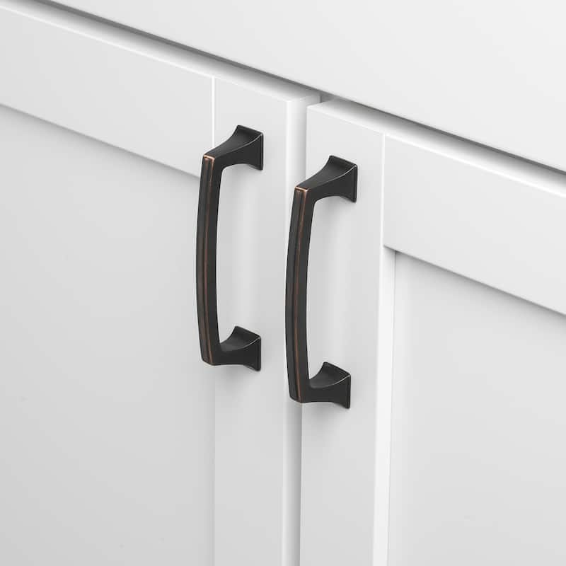 GlideRite 3-inch CC Oil Rubbed Bronze Cabinet Hardware Deco Pull (Pack of 10 or 25)