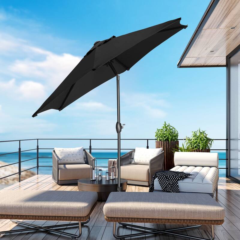 Ainfox 9ft Outdoor Patio Umbrella Without Base for Garden, Patio, Swimming Pool