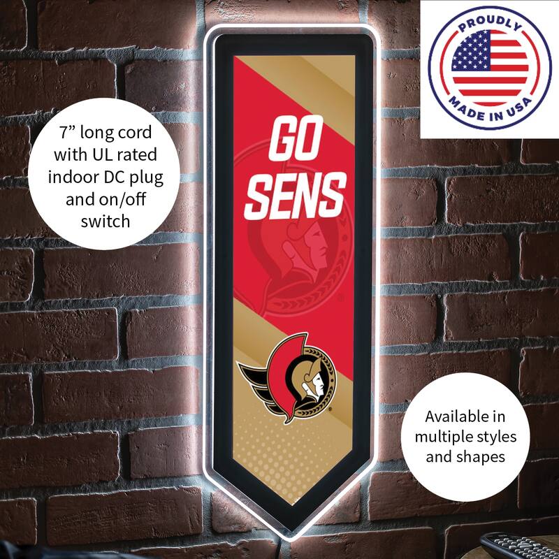 Ottawa Senators LED Lighted Sign