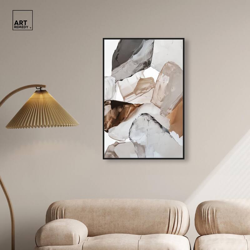 Sedimentary Hues II Canvas by Art Remedy