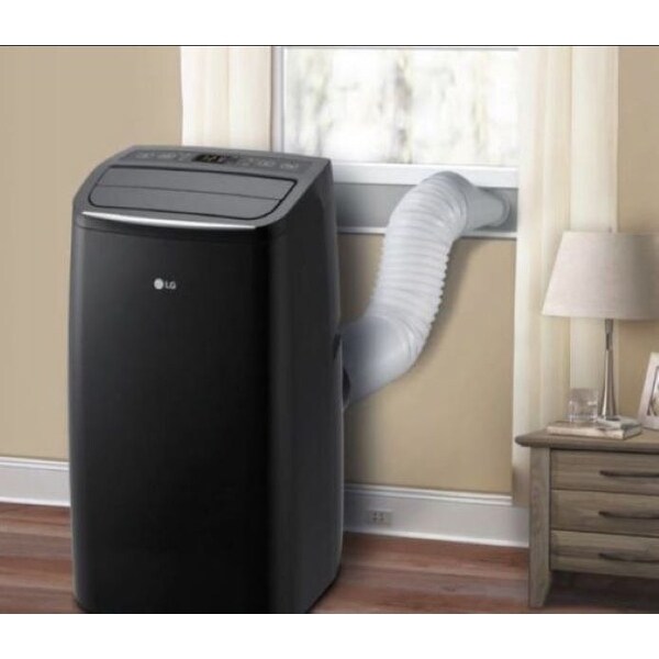 Shop Lg Lp1218gxr 12 000 Btu Portable A C Refurbished Black Overstock 23016789