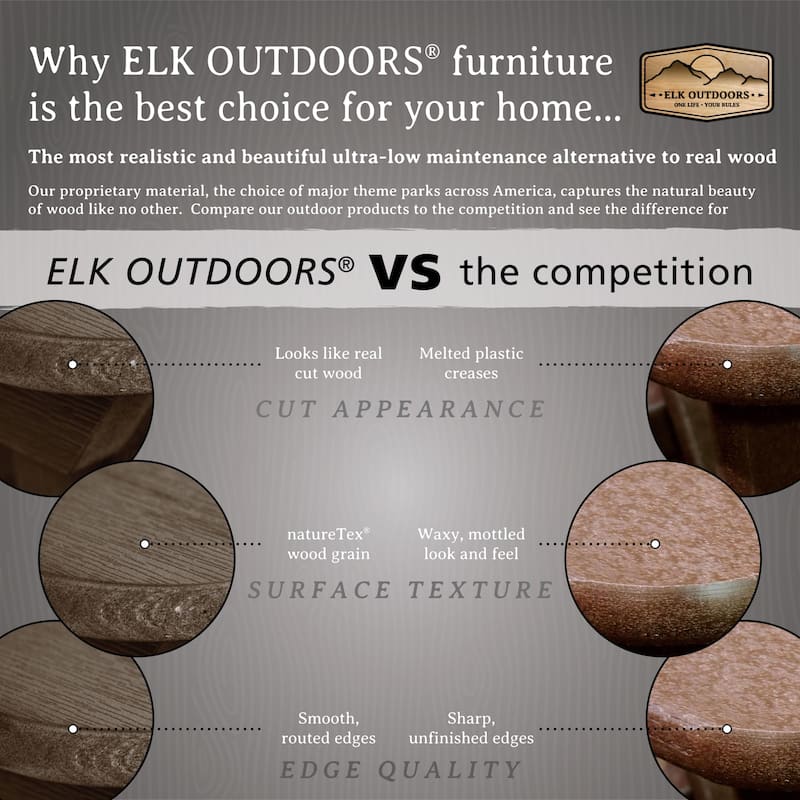 ELK OUTDOORS Adirondack Conversation Set