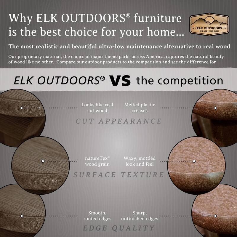 ELK OUTDOORS The Essential Adirondack Rocking Chair