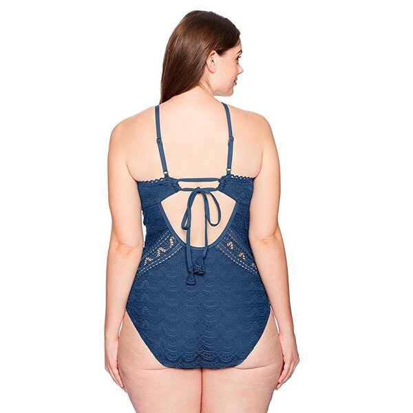 becca color play high neck one piece