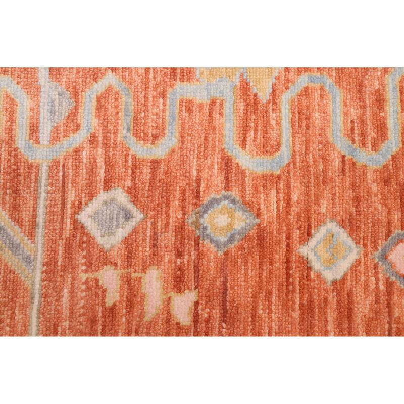 ECARPETGALLERY Hand-knotted Shalimar Rust Wool Rug - 9'0 x 12'0