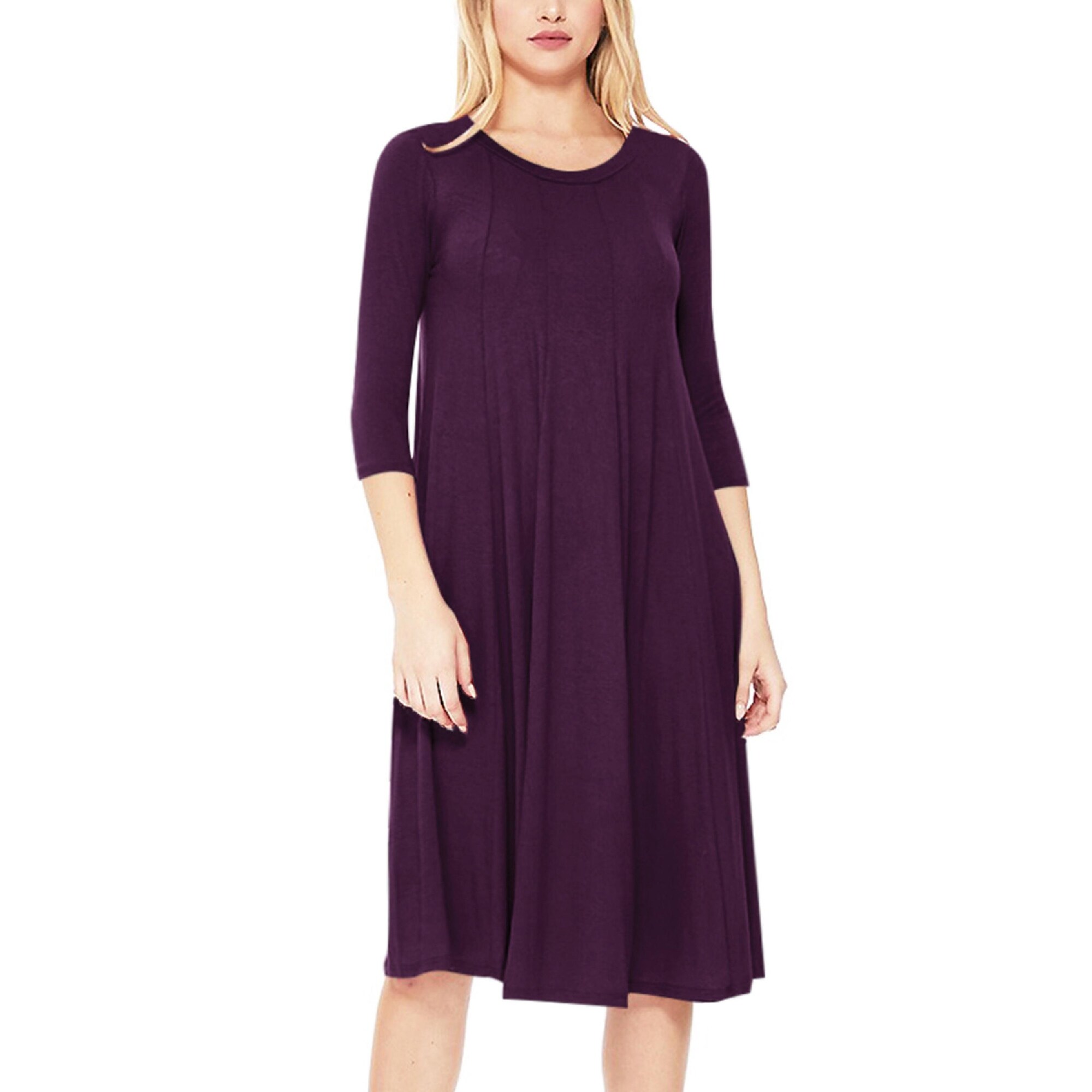 a line midi dress plus size