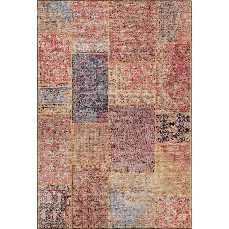 Premium Washable Super Soft Boho Patches Mayfield Rug