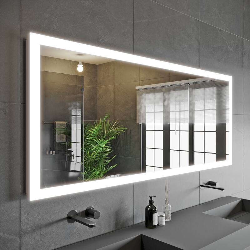 Gabriella Modern LED Bathroom Vanity Mirror - 30"x72"