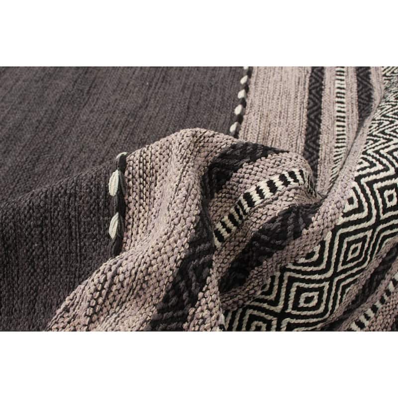ECARPETGALLERY Arizona Flat-weave Wool Kilim Area Rug