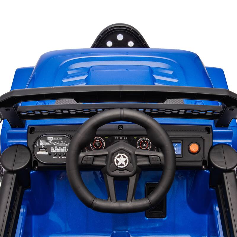 Kids Ride-On Electric Truck 12V with Remote & Learning Features - Xmas Gift