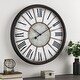 preview thumbnail 1 of 2, FirsTime & Co. Bronze Roman Farmhouse Wall Clock, Plastic Frame, Glass Lens Oil Rubbed Bronze