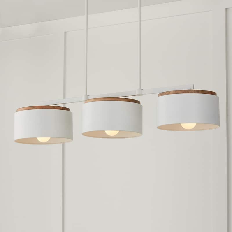 Liam 3-Light-Linear Chandelier - 46.5"W x 8.5"H x 12.25"E